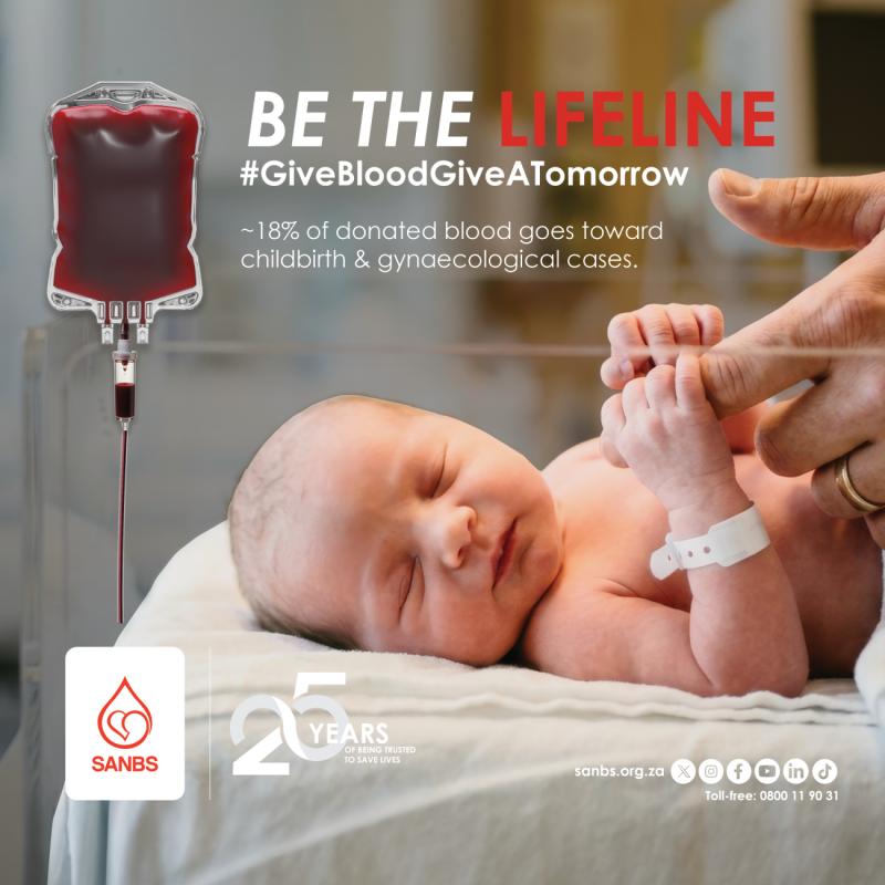 Be The Lifeline - Give Blood. Give A Tomorrow.